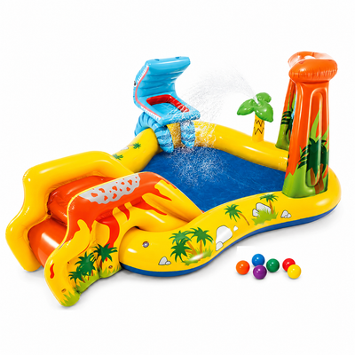 DinoSplash – Aire de Jeux d’Eau Gonflable pour Enfants