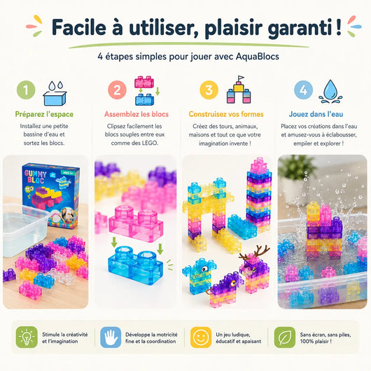 AquaBlocs™ – Blocs de Construction Souples