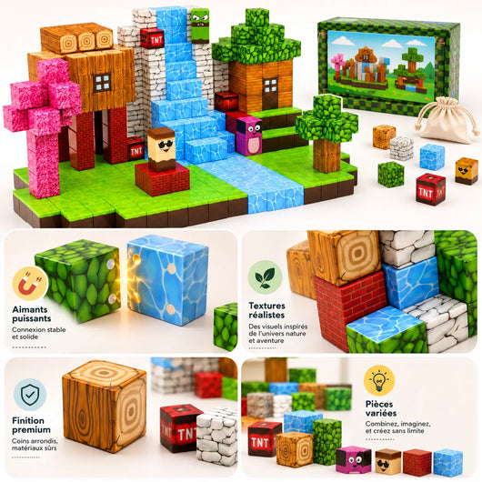BlocWorld – Monde Magnétique à Construire